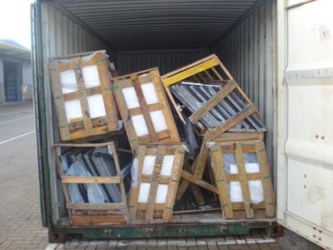 Poor container packing can lead to handling problems
