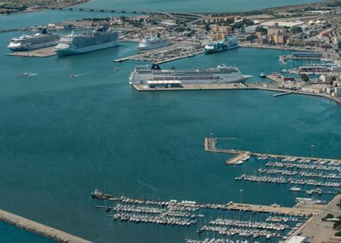 Cagliari historic port