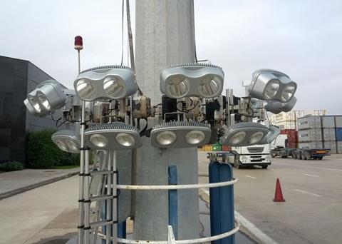 The LED lighting system is expected to save up to eight times the current energy consumption at the terminal during the three-month test period