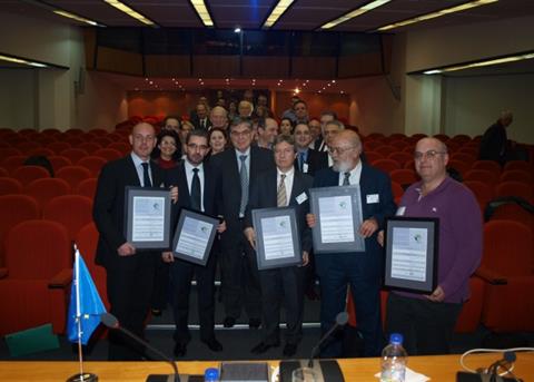 Four Greek ports and one Italian port have achieved high environmental recognition
