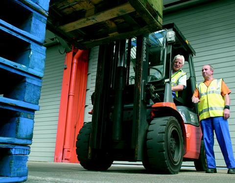 STR forklift training in progress