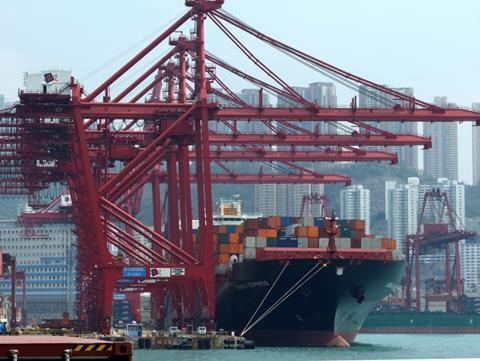 Ships docked in Hong Kong harbour produced 40% of total emissions in 2011. Credit - Kai Yan, Joseph Wong