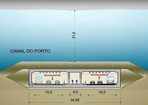 The tunnel will make reduce driving time for freight vehicles
