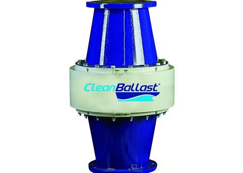 The CleanBallast has received AMS approval