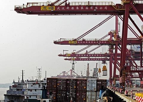Wuhan new port