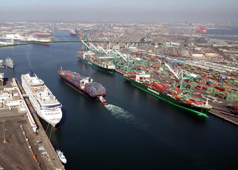 Emissions are down at Port of LA terminal container TraPac