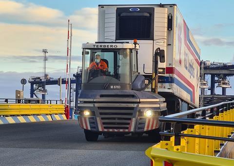 ro-ro operations at Felixstowe