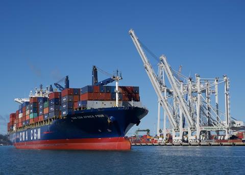 CMA CGM vessel