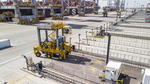 Kalmar FastCharge™ Shuttle Carriers cut your costs and emissions.